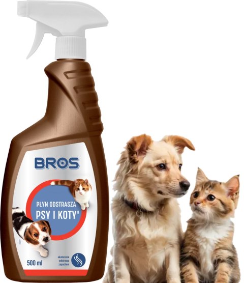 BROS - płyn odstrasza psy i koty 500ml BROS - płyn odstrasza psy i koty 500ml