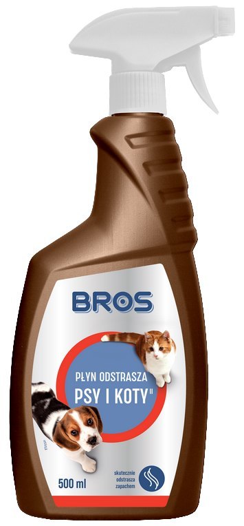 BROS - płyn odstrasza psy i koty 500ml BROS - płyn odstrasza psy i koty 500ml