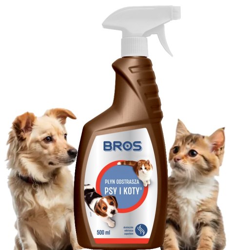 BROS - płyn odstrasza psy i koty 500ml BROS - płyn odstrasza psy i koty 500ml
