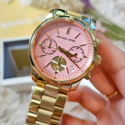 ZEGAREK DAMSKI MICHAEL KORS MK6161 - RUNWAY (ZM592A) + BOX ZEGAREK DAMSKI MICHAEL KORS MK6161 - RUNWAY (ZM592A) + BOX