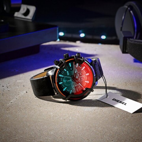 ZEGAREK MĘSKI DIESEL GRIFFED CHRONOGRAPH DZ4519 + BOX ZEGAREK MĘSKI DIESEL GRIFFED CHRONOGRAPH DZ4519 + BOX