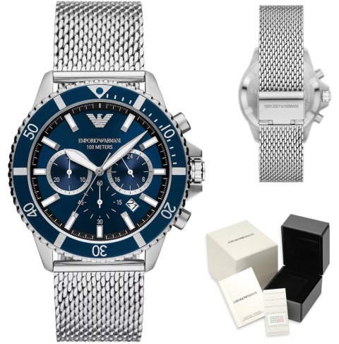 ZEGAREK MĘSKI EMPORIO ARMANI AR11587 DIVER (ZI113A) + BOX ZEGAREK MĘSKI EMPORIO ARMANI AR11587 DIVER (ZI113A) + BOX