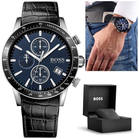ZEGAREK MĘSKI HUGO BOSS 1513391 - RAFALE (ZH013D) + BOX ZEGAREK MĘSKI HUGO BOSS 1513391 - RAFALE (ZH013D) + BOX