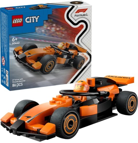 60442 - LEGO City - F1® Kierowca i bolid McLaren 60442 - LEGO City - F1® Kierowca i bolid McLaren