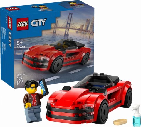 60448 - LEGO City - Czerwony samochód sportowy 60448 - LEGO City - Czerwony samochód sportowy