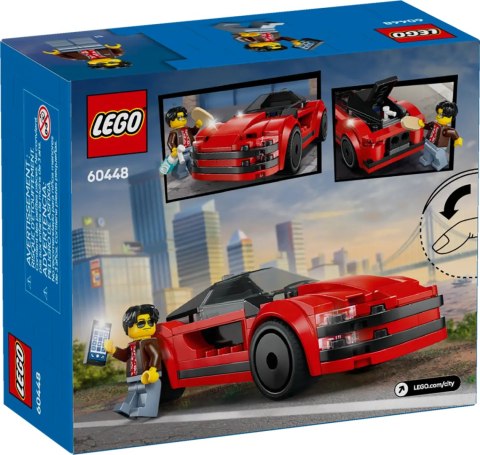 60448 - LEGO City - Czerwony samochód sportowy 60448 - LEGO City - Czerwony samochód sportowy