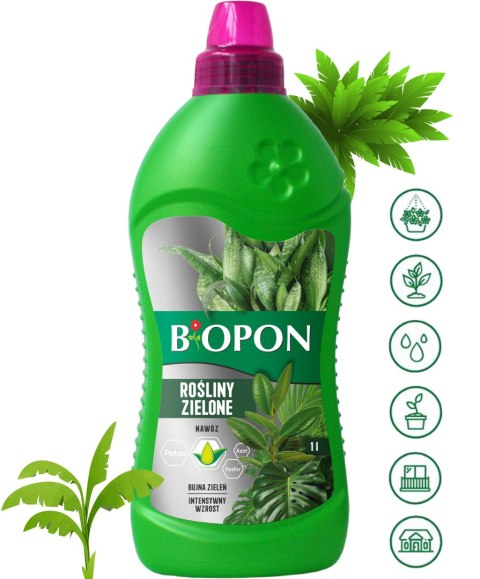 BOPON - Nawóz do roślin zielonych płyn 1L BOPON - Nawóz do roślin zielonych płyn 1L