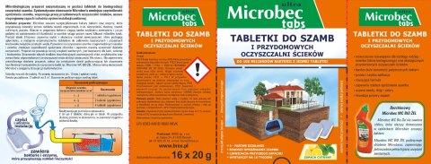 BROS - Microbec ULTRA - tabletka do szamb - 1 szt. BROS - Microbec ULTRA - tabletka do szamb - 1 szt.