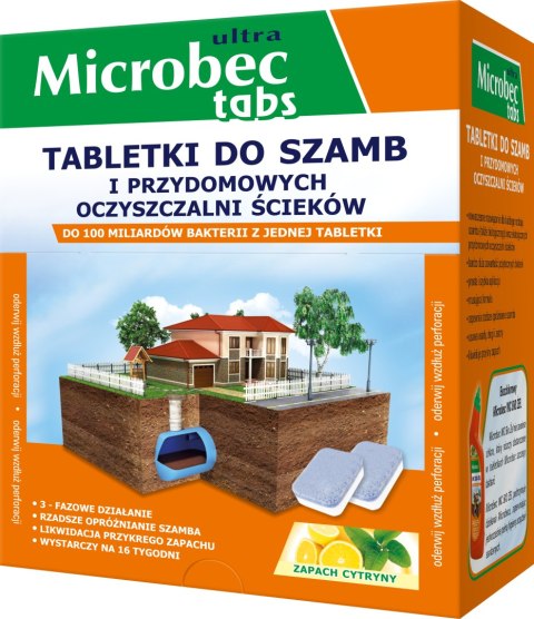 BROS - Microbec ULTRA - tabletka do szamb - 1 szt. BROS - Microbec ULTRA - tabletka do szamb - 1 szt.