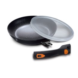 PATELNIA GRANITOWA Z ODPINANĄ RĄCZKĄ 28cm BERLINGER HAUS GRANIT DIAMOND LINE BH-1955