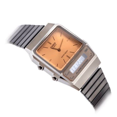 ZEGAREK UNISEX CASIO VINTAGE DUAL TIME AQ-800ECGG-4ADF + BOX ZEGAREK UNISEX CASIO VINTAGE DUAL TIME AQ-800ECGG-4ADF + BOX