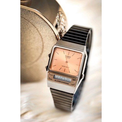 ZEGAREK UNISEX CASIO VINTAGE DUAL TIME AQ-800ECGG-4ADF + BOX ZEGAREK UNISEX CASIO VINTAGE DUAL TIME AQ-800ECGG-4ADF + BOX