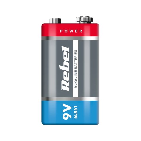BATERIE ALKALICZNE REBEL 9V 6LR61 BATERIE ALKALICZNE REBEL 9V 6LR61