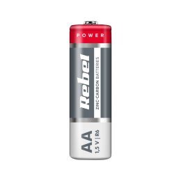 BATERIE CYNKOWO WĘGLOWE REBEL R6 4SZT/BL