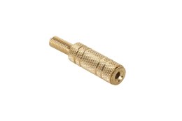 GNIAZDO JACK 3.5MM ST. KABEL GOLD