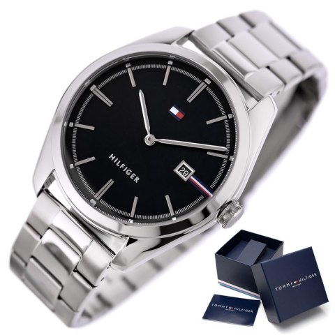 KLASYCZNY ZEGAREK MĘSKI TOMMY HILFIGER THEO 1710440 + BOX KLASYCZNY ZEGAREK MĘSKI TOMMY HILFIGER THEO 1710440 + BOX