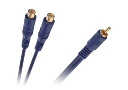 KABEL 1 x RCA WTYK - 2 GNIAZDA RCA 0.2M