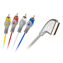 KABEL EURO-4RCA 1.5M ŁEZKA