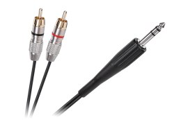 KABEL JACK 6.3 STEREO - 2RCA 1.8M