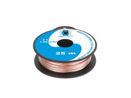 KABEL GŁOŚNIKOWY CCA 1.0MM 25M
