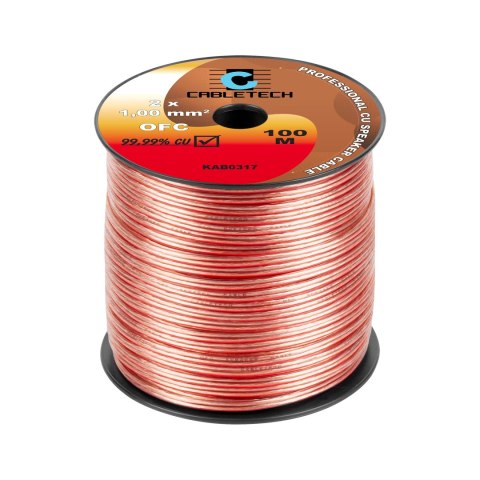 KABEL GŁOŚNIKOWY OFC 1,0MM KABEL GŁOŚNIKOWY OFC 1,0MM