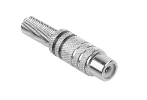 GNIAZDO RCA NIKIEL 2 PASKI NA KABEL CZARNE GNIAZDO RCA NIKIEL 2 PASKI NA KABEL CZARNE