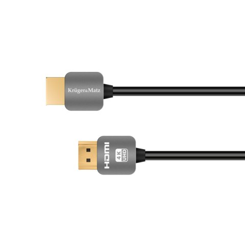 KABEL HDMI - HDMI WTYK-WTYK (A-A) 1.8M KRUGER&MATZ 4K KABEL HDMI - HDMI WTYK-WTYK (A-A) 1.8M KRUGER&MATZ 4K