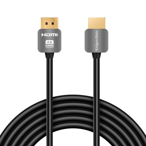 KABEL HDMI - HDMI WTYK-WTYK (A-A) 1.8M KRUGER&MATZ 4K KABEL HDMI - HDMI WTYK-WTYK (A-A) 1.8M KRUGER&MATZ 4K