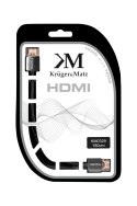 KABEL HDMI - HDMI WTYK-WTYK (A-A) 1.8M KRUGER&MATZ 4K