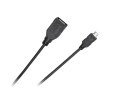 KABEL USB - MICRO USB GNIAZDO-WTYK 0.2M STANDARD