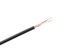 KABEL MIKROFONOWY STEREO 6MM CZARNY
