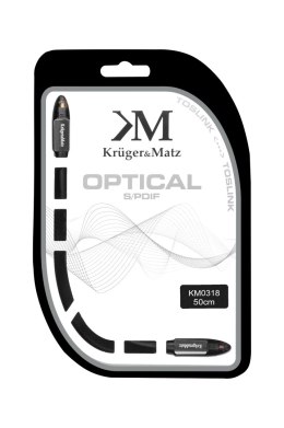 KABEL O PTYCZNY TOSLINK-TOSLINK 0.5M KRUGER&MATZ