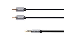KABEL WTYK JACK 3.5 - 2RCA STEREO 1.8M KRUGER&MATZ