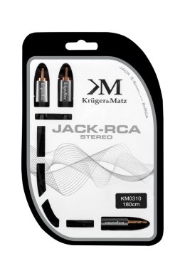 KABEL WTYK JACK 3.5 - 2RCA STEREO 1.8M KRUGER&MATZ