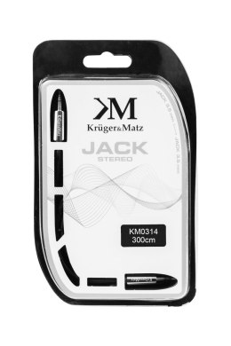 KABEL WTYK  PROSTY - WTYK  PROSTY JACK 3.5 STEREO 3.0M KRUGER&MATZ