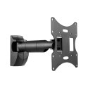UCHWYT ŚCIENNY DO TV 23-43" CZARNY LCD-UCH0042