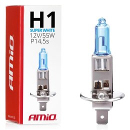 ŻARÓWKA HALOGENOWA H1 12V 55W SU PER WHITE AMIO-01489