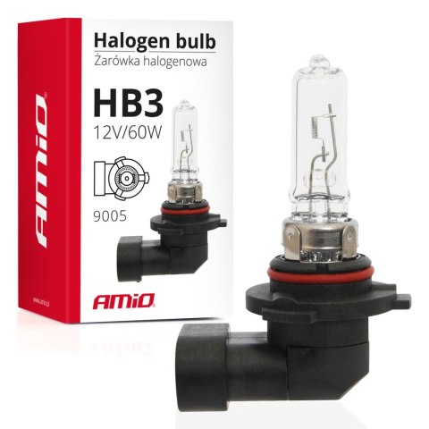 ŻARÓWKA HALOGENOWA HB3 12V 65W 9005 AMIO-01479 ŻARÓWKA HALOGENOWA HB3 12V 65W 9005 AMIO-01479
