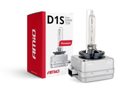 ŻARÓWKA KSENONOWA ŻARNIK xENON D1S 6000K AMIO  PREMIUM AMIO-01409