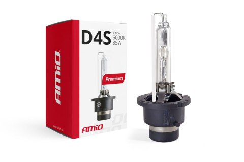 ŻARÓWKA KSENONOWA ŻARNIK xENON D4S 6000K AMIO  PREMIUM AMIO-01981
