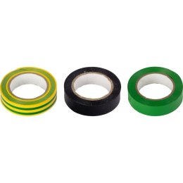 13101Z TAŚMA IZOLACYJNA Z PCW 15*0,15 MM, 10 M, ZIELONA (DO 1KV)