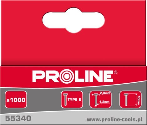 55344 GWOŹDZIE TA PICERSKIE TY P E, 14MM, PROLINE 55344 GWOŹDZIE TA PICERSKIE TY P E, 14MM, PROLINE