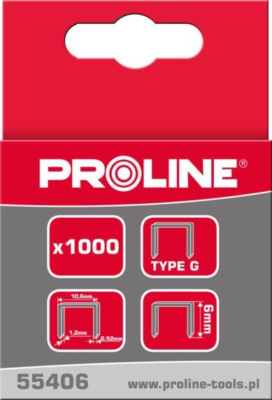 55410 ZSZYWKI HARTOWANE TY P G PROSTOKĄTNE, L=10MM, PROLINE 55410 ZSZYWKI HARTOWANE TY P G PROSTOKĄTNE, L=10MM, PROLINE