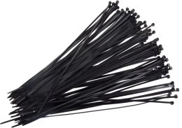 59131C O PASKI ZACISKOWE NYLONOWE CZARNE, 4.8x300 MM, 100 SZTUK, PROLINE