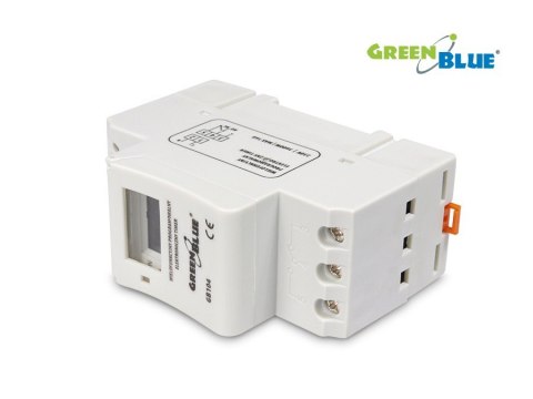 GB104 WŁĄCZNIK CZASOWY - TIMER CYFROWY NA SZYNĘ DIN GREENBLUE GB104 WŁĄCZNIK CZASOWY - TIMER CYFROWY NA SZYNĘ DIN GREENBLUE