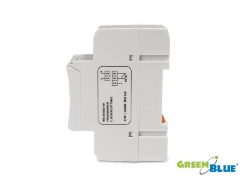 GB104 WŁĄCZNIK CZASOWY - TIMER CYFROWY NA SZYNĘ DIN GREENBLUE GB104 WŁĄCZNIK CZASOWY - TIMER CYFROWY NA SZYNĘ DIN GREENBLUE