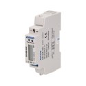 1-FAZOWY WSKAŹNIK ZUŻYCIA ENERGII ELEKTRYCZNEJ, 80A,  PORT RS-485, 1 MODUŁ, DIN TH-35MM