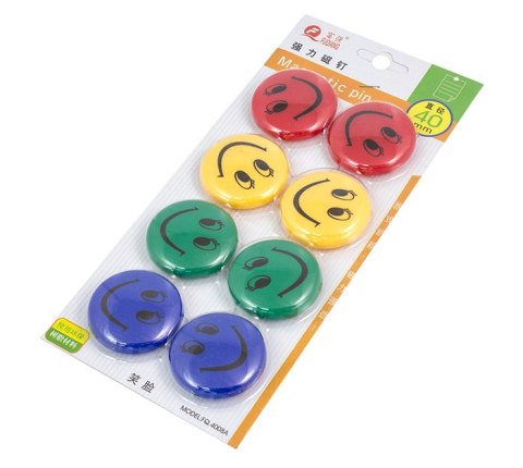 AG348 MAGNESY NA LODÓWKĘ UŚMIECH 8 SZT. AG348 MAGNESY NA LODÓWKĘ UŚMIECH 8 SZT.