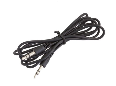 AK293A KABEL AUDIO JACK 3,5MM 1M CZARNY AK293A KABEL AUDIO JACK 3,5MM 1M CZARNY