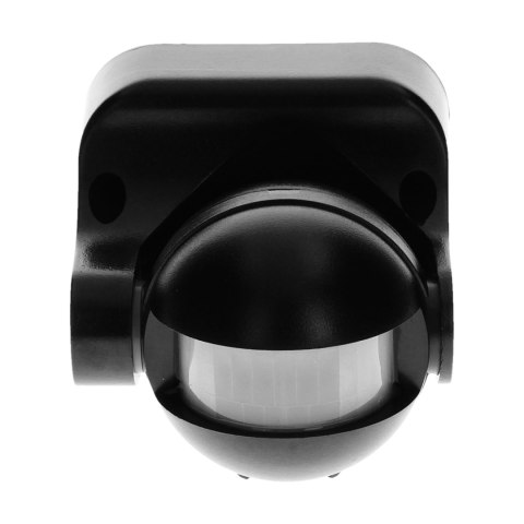 CZUJNIK RUCHU 180ST., PIONOWA REGULACJA, IP44, 1200W, CZARNY CZUJNIK RUCHU 180ST., PIONOWA REGULACJA, IP44, 1200W, CZARNY